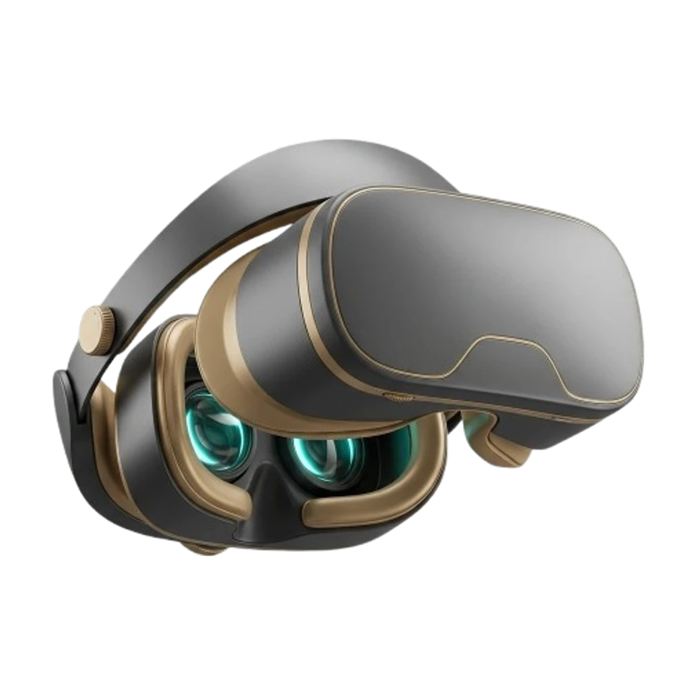 Sleek 3D VR Headset product display